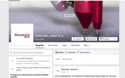 Página oficial de Gesmain láser en facebook